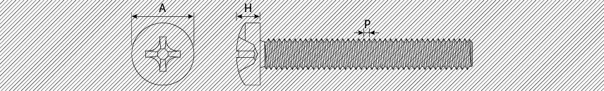 Machine screws PH pan head