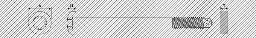 PVC-Fensterbauschrauben Linsenkopf TX-Antrieb und Bohrspitze