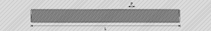 Threaded roads 3 meters low resistance